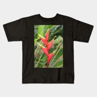 An Exotic Heliconia Kids T-Shirt